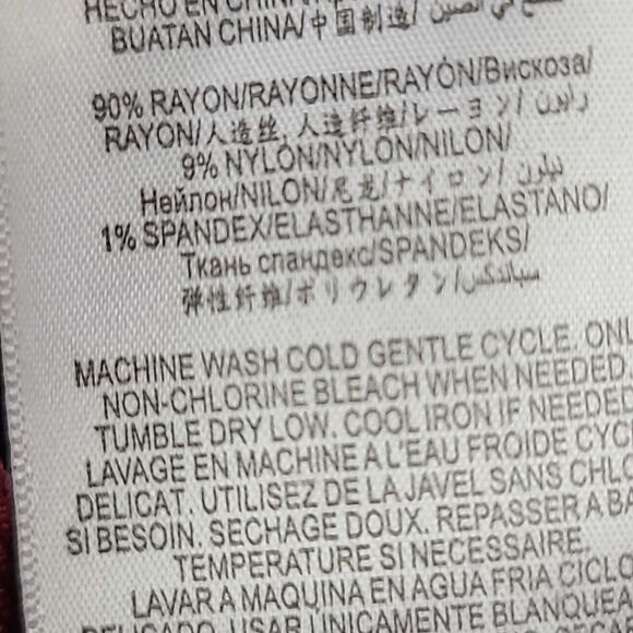 BCBGMaxAzria Leger Bandage Skirt Red Cranberry Bodycon Stretch Pencil Knee - Picture 7 of 8